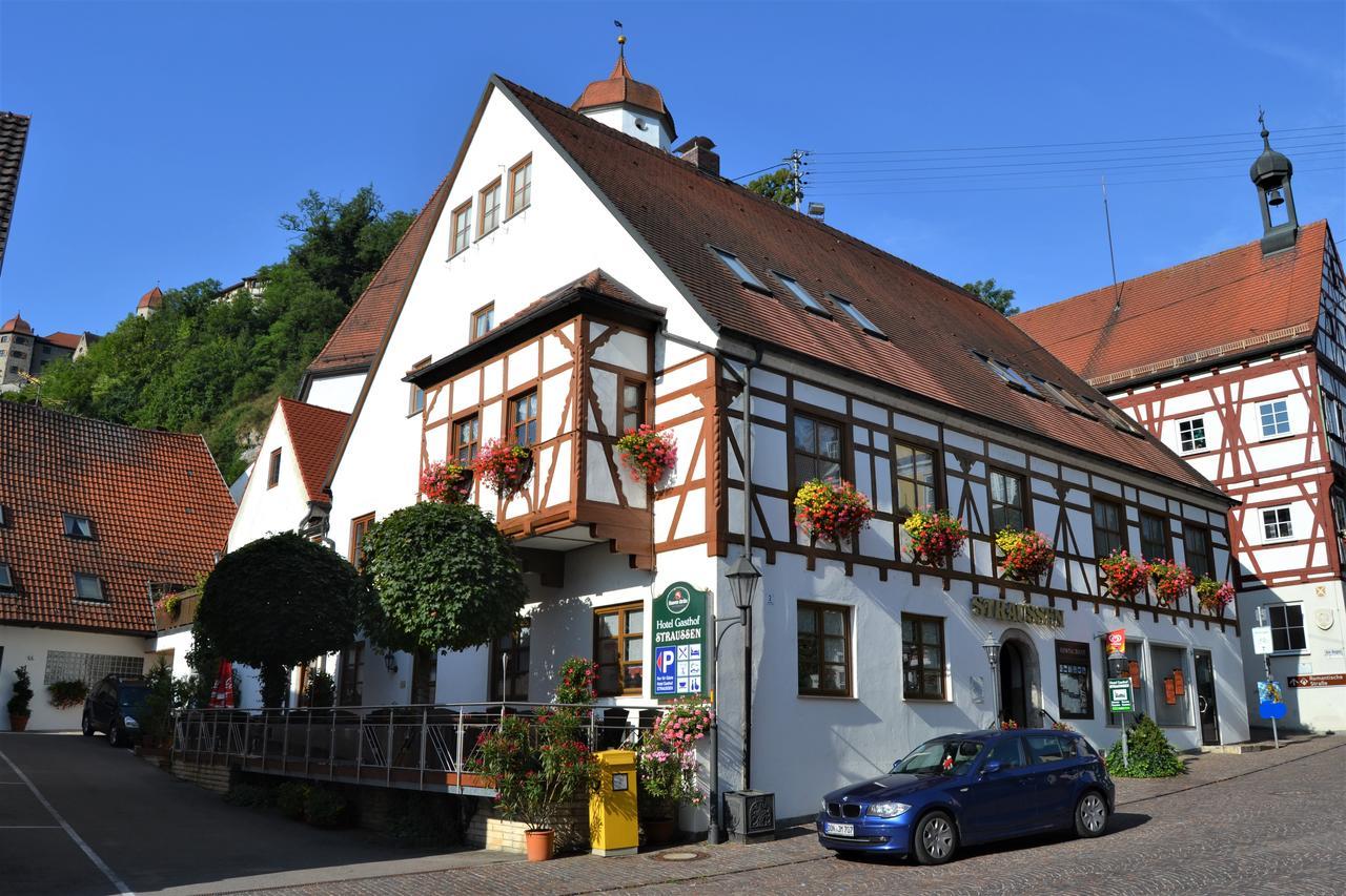 Hotel-Restaurant Straussen Harbourg Extérieur photo