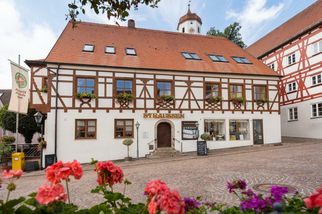 Hotel-Restaurant Straussen Harbourg Extérieur photo